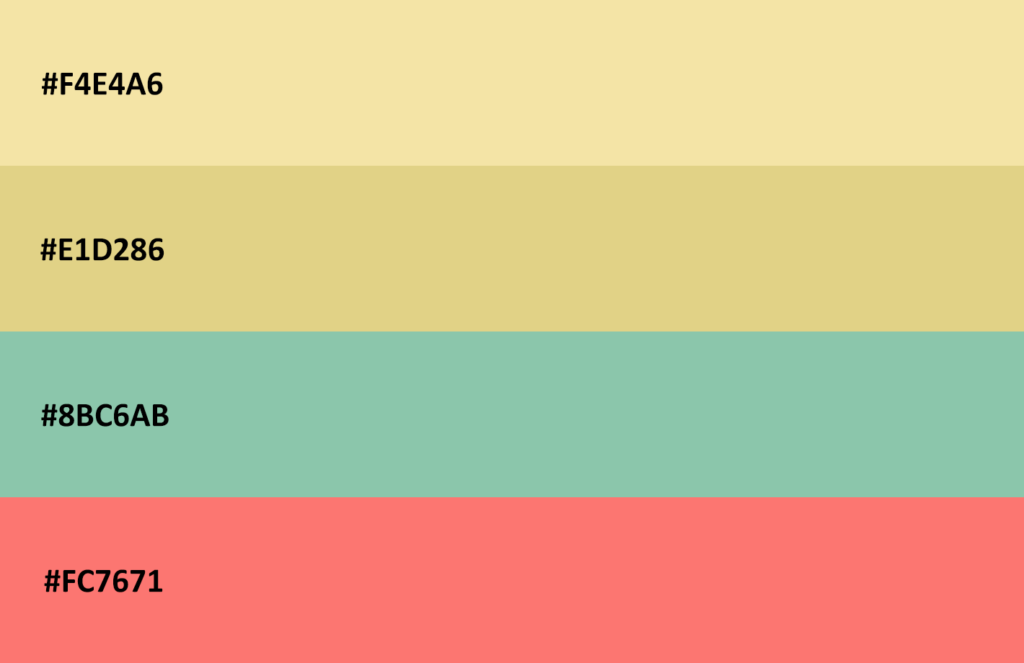 Nature colors shades life earth – Beach Color Palette No. 3